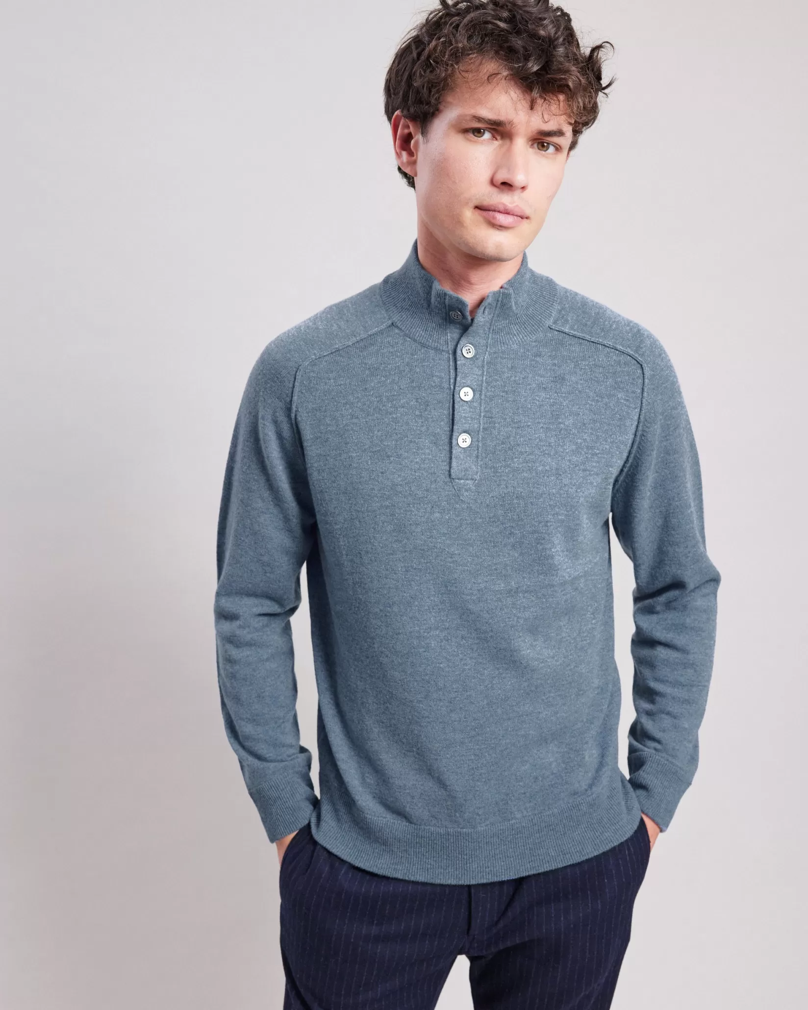 Hartford Knitwear<High Neck Sweater