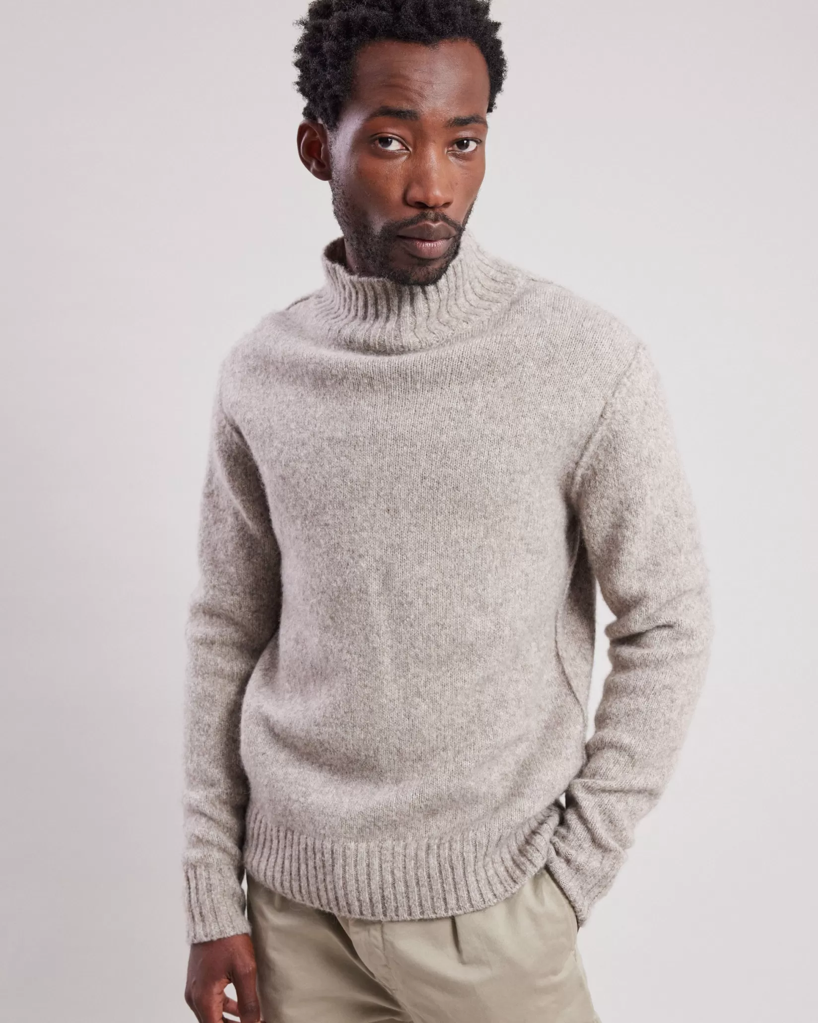 Hartford Knitwear<High Neck Sweater