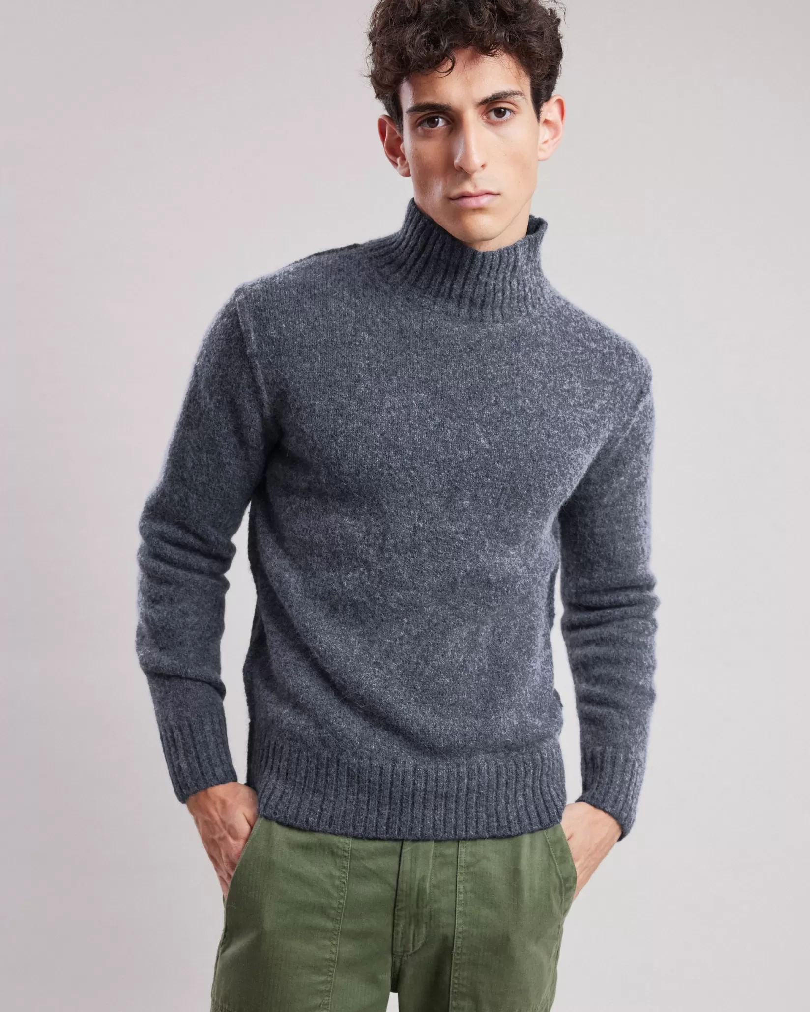 Hartford Knitwear<High Neck Sweater