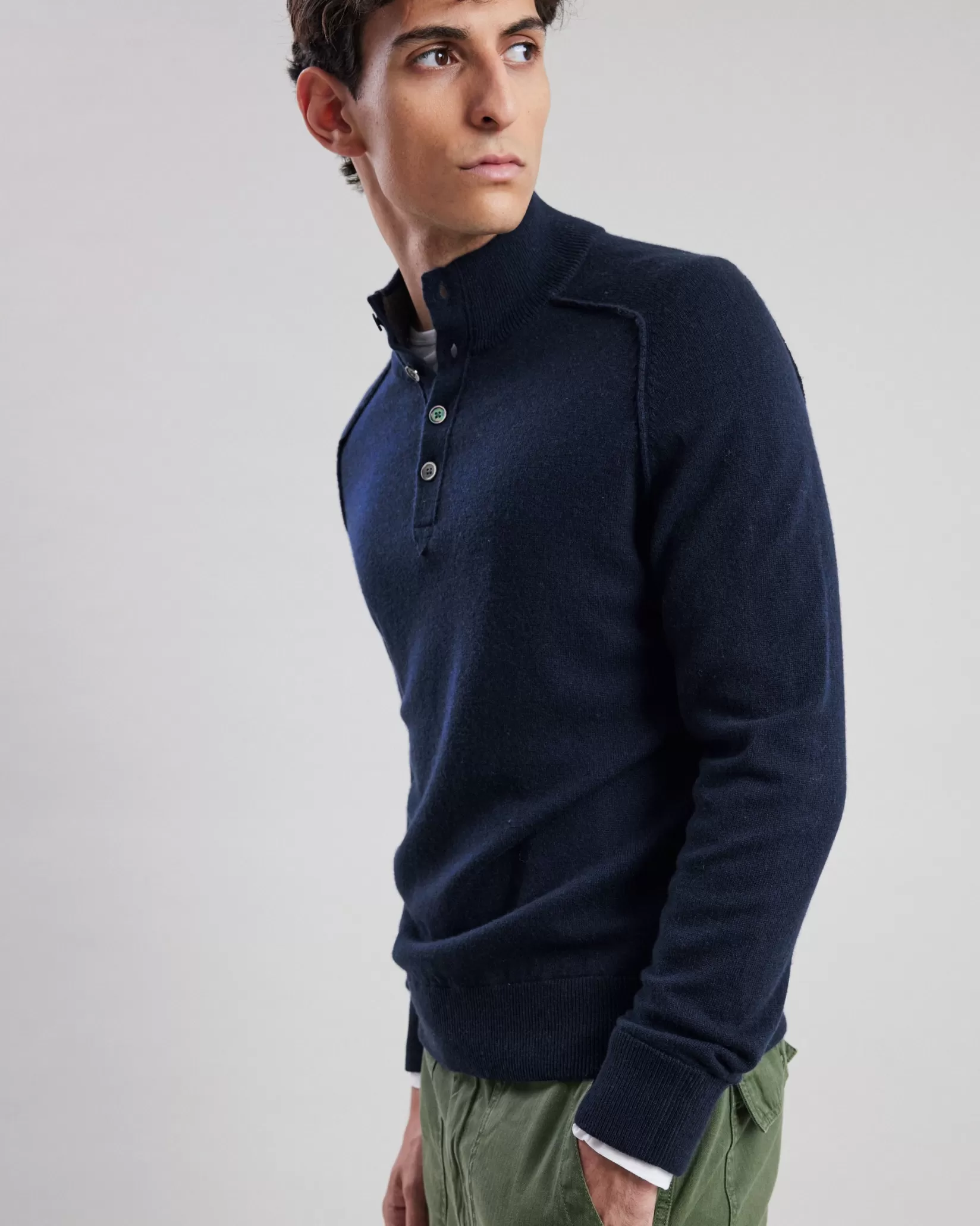 Hartford Knitwear<High Neck Sweater