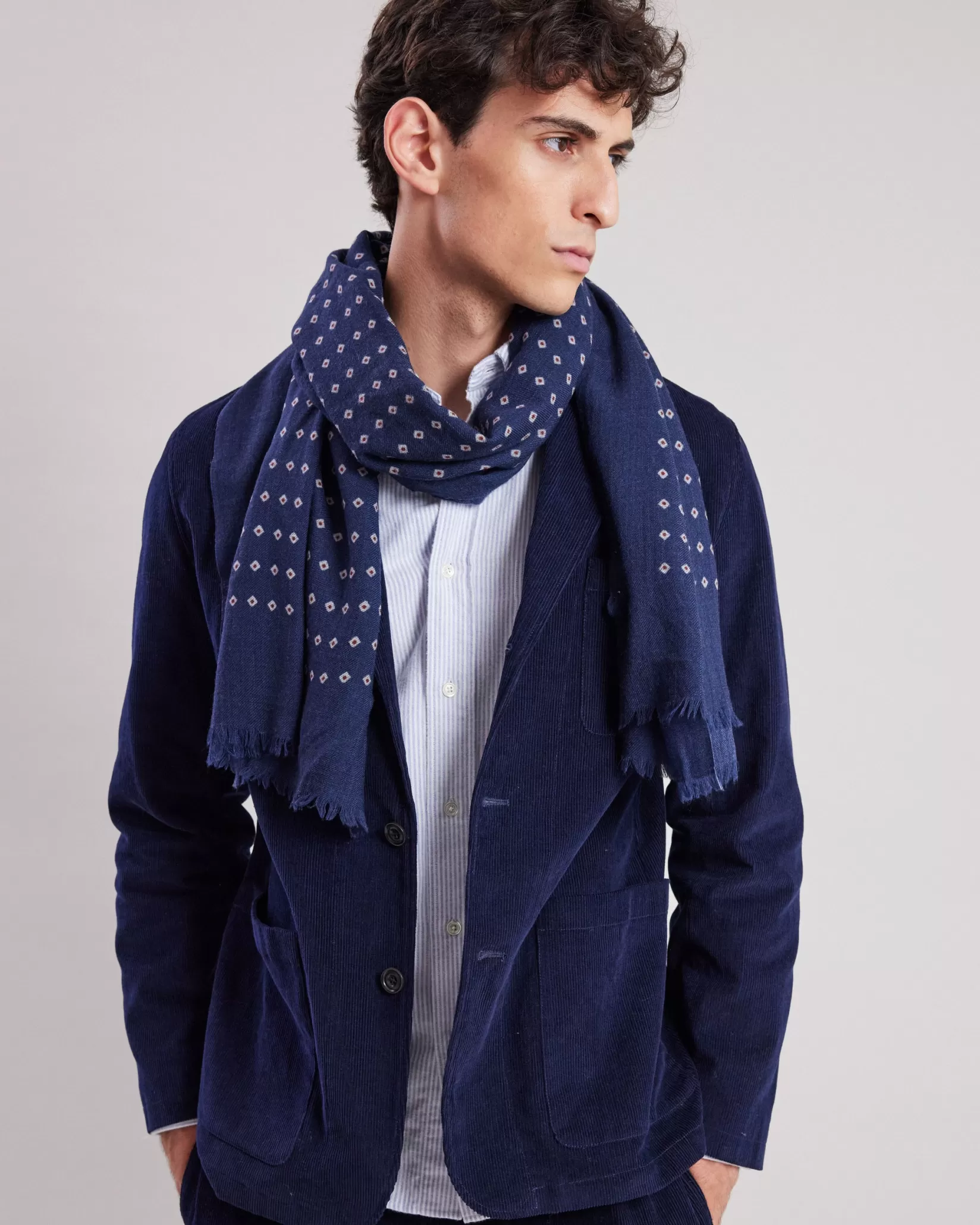 Hartford Accessories<Indigo Scarf