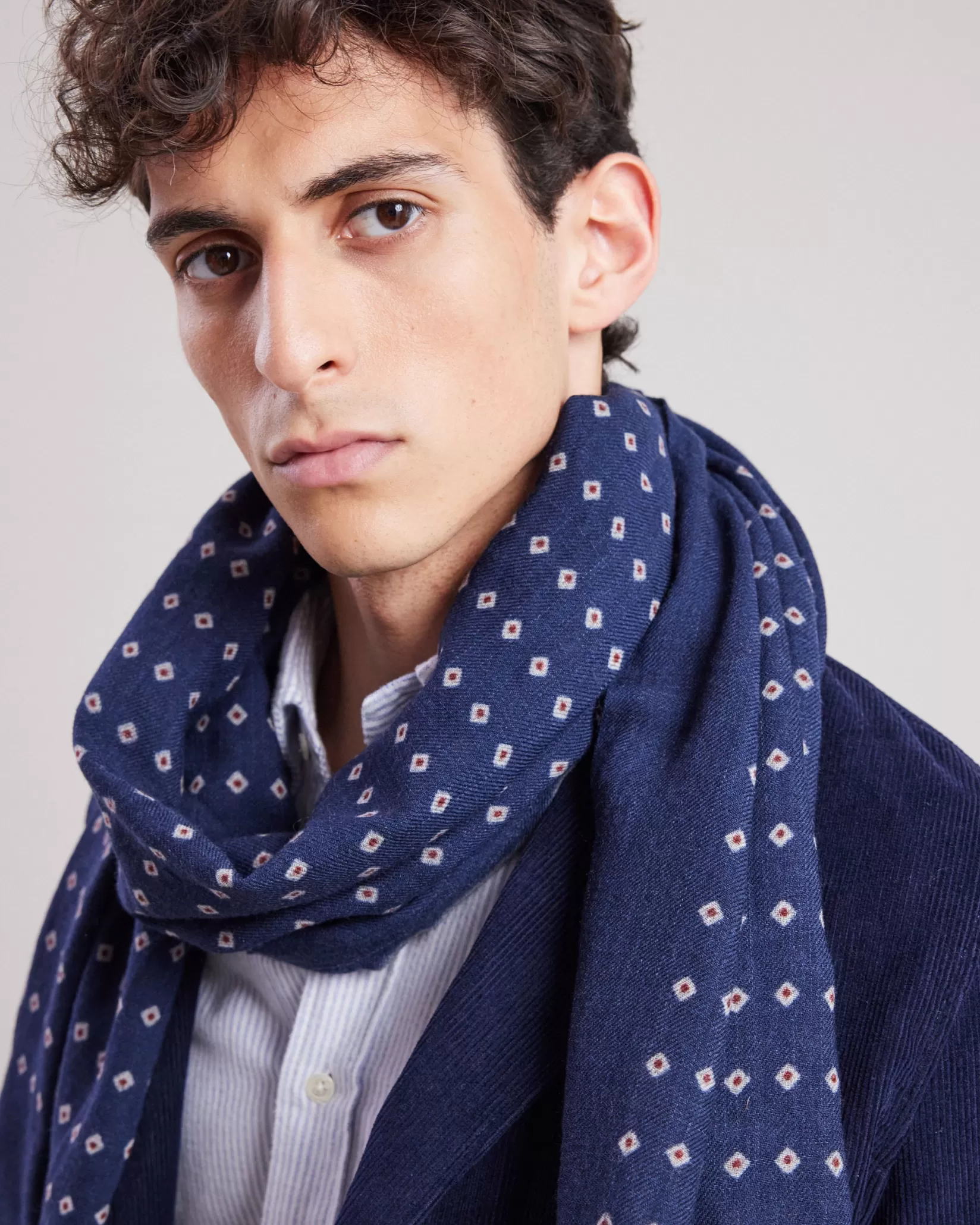 Hartford Accessories<Indigo Scarf