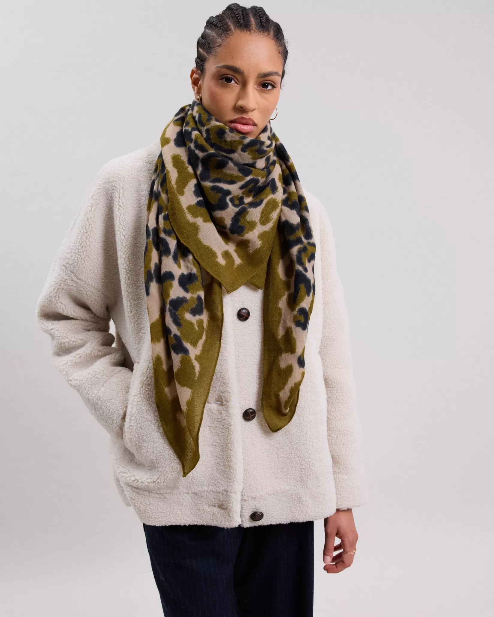 Women Hartford Accessories<Leopard Scarf