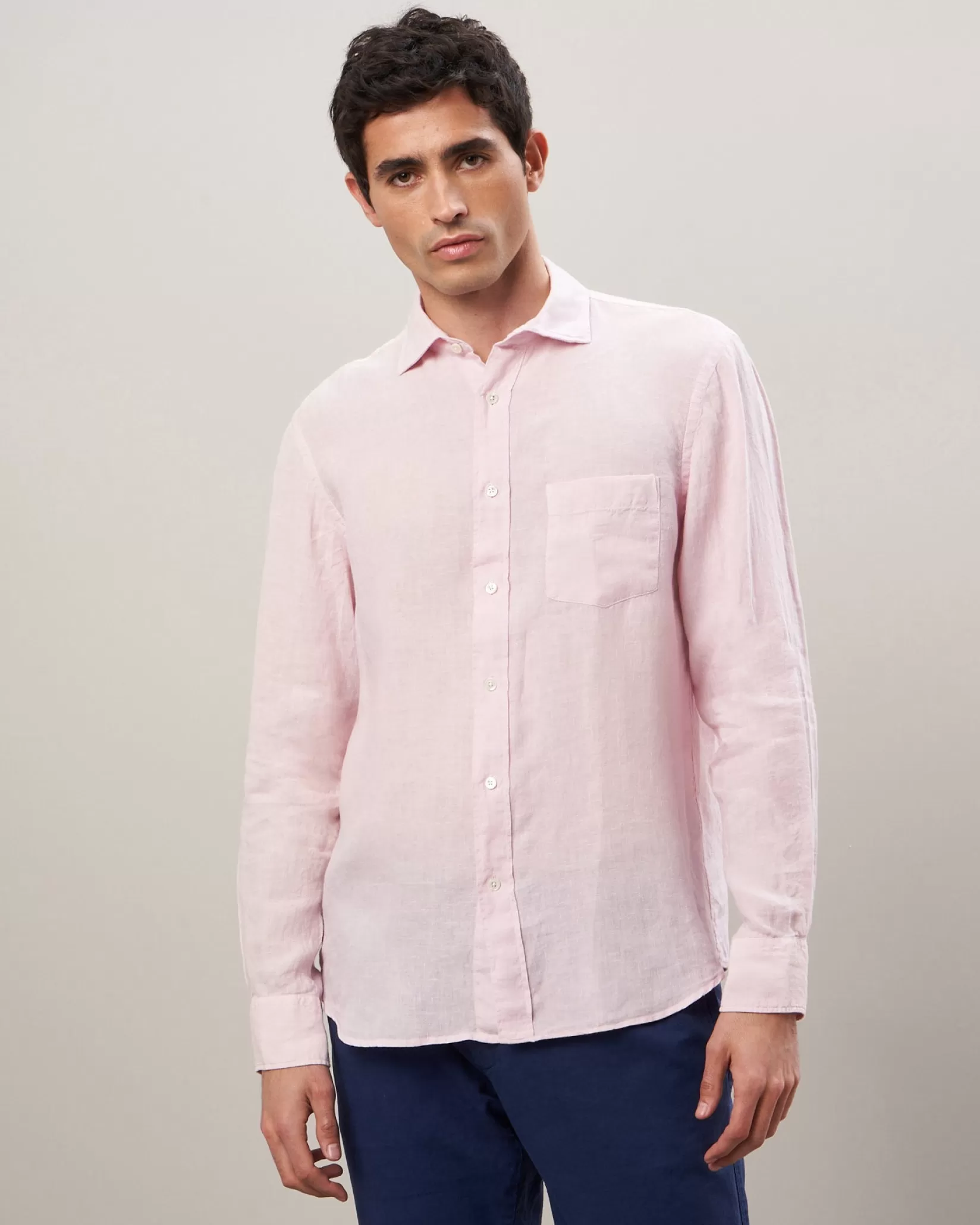 Hartford Regular Shirts | Linen Shirts<Paul Shirt