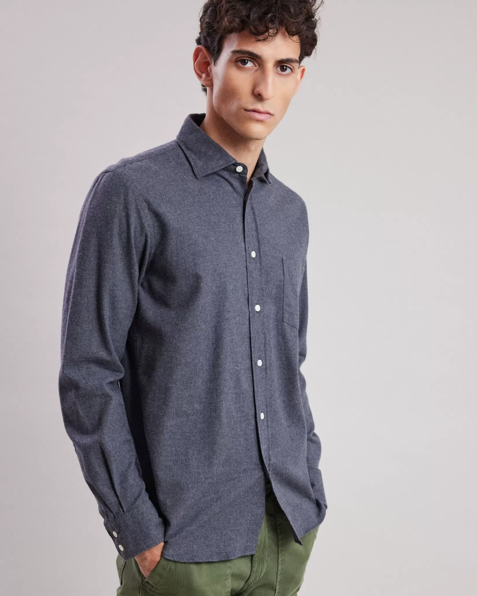 Hartford Regular Shirts | Flannel Shirts<Paul Shirt