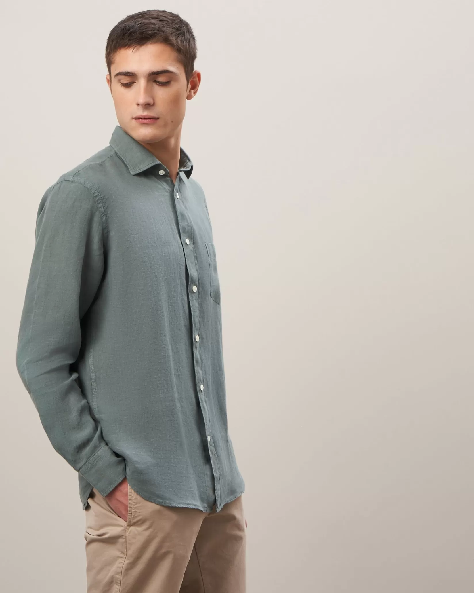 Hartford Regular Shirts | Linen Shirts<Paul Shirt