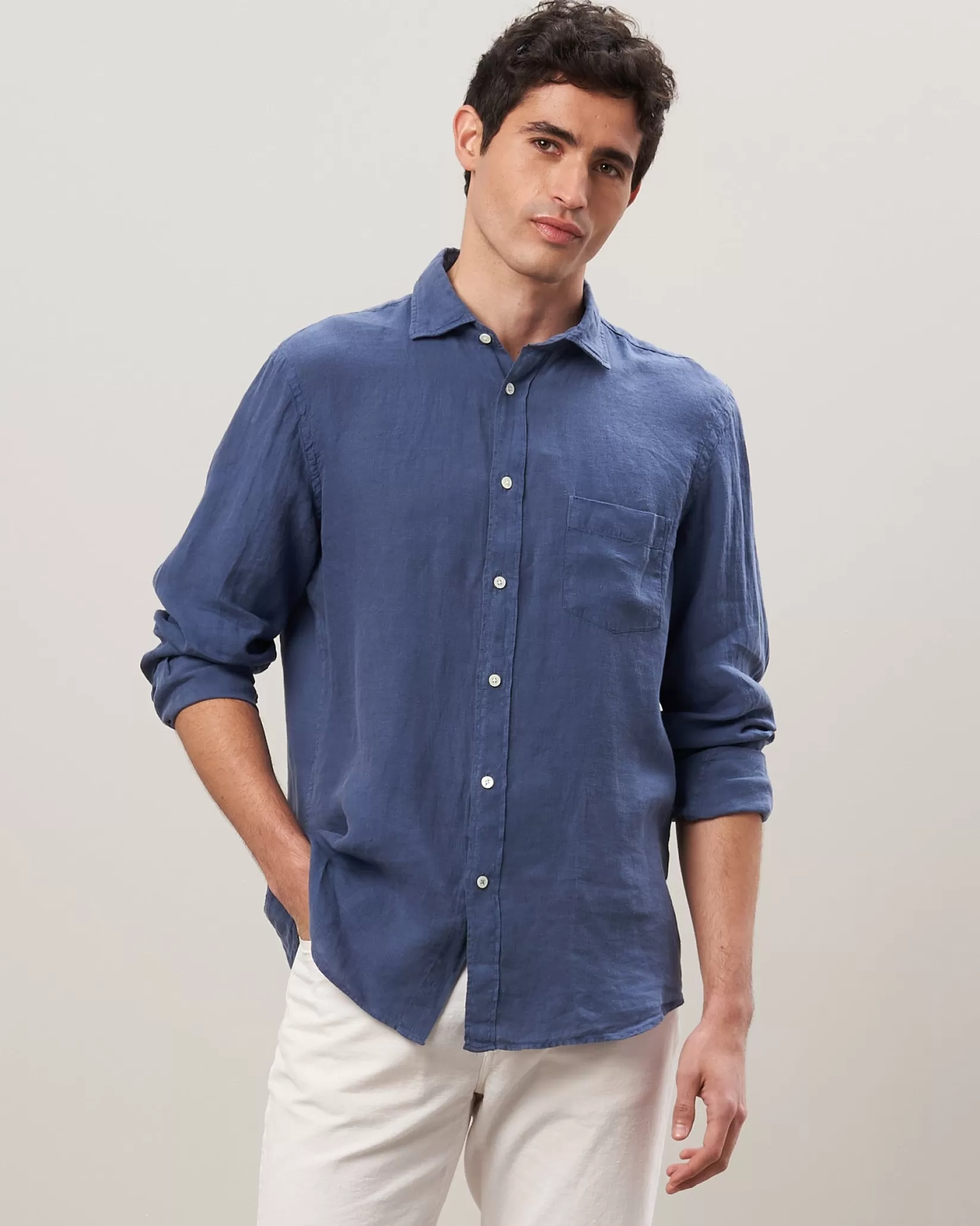 Hartford Regular Shirts | Linen Shirts<Paul Shirt