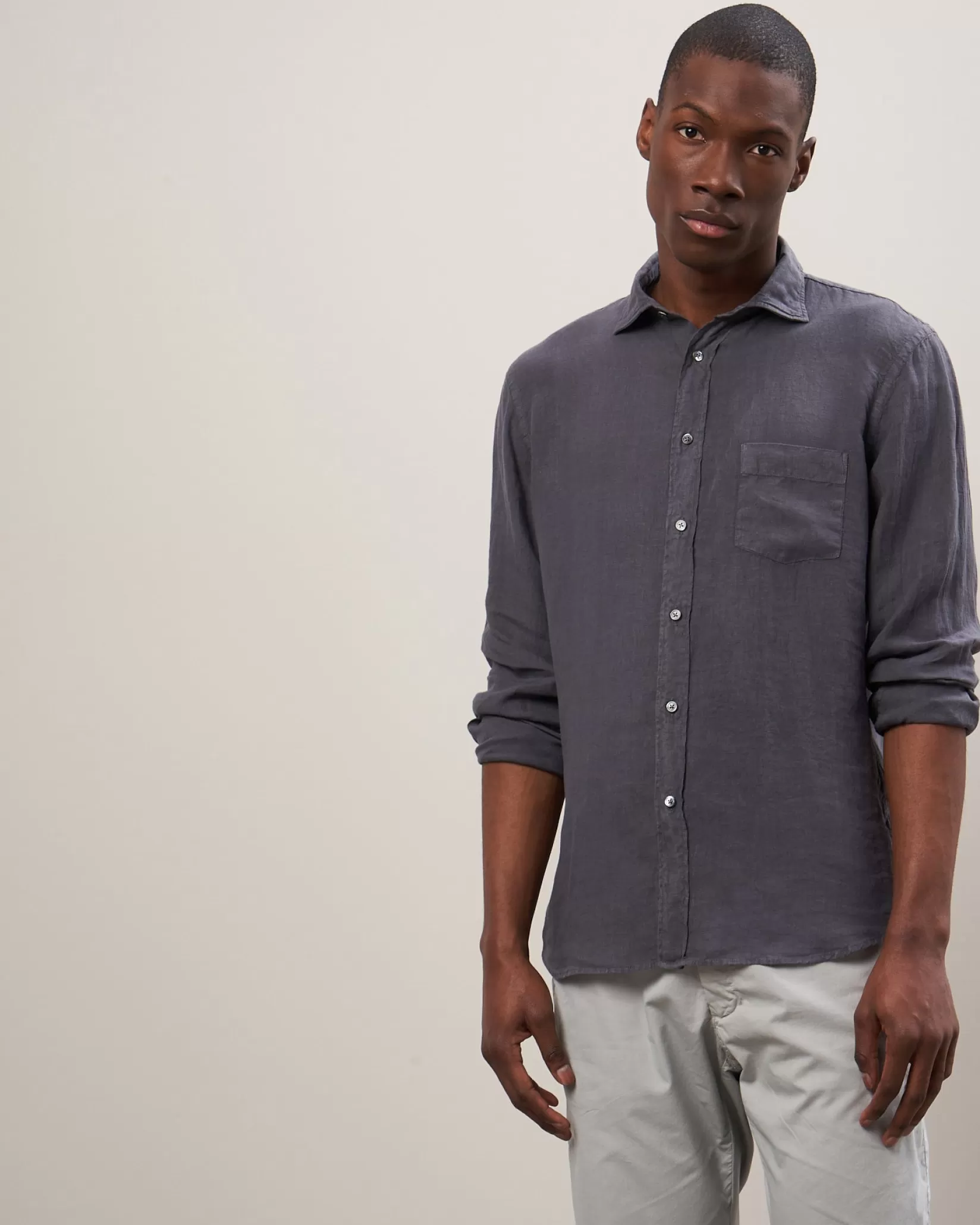 Hartford Regular Shirts | Linen Shirts<Paul Shirt