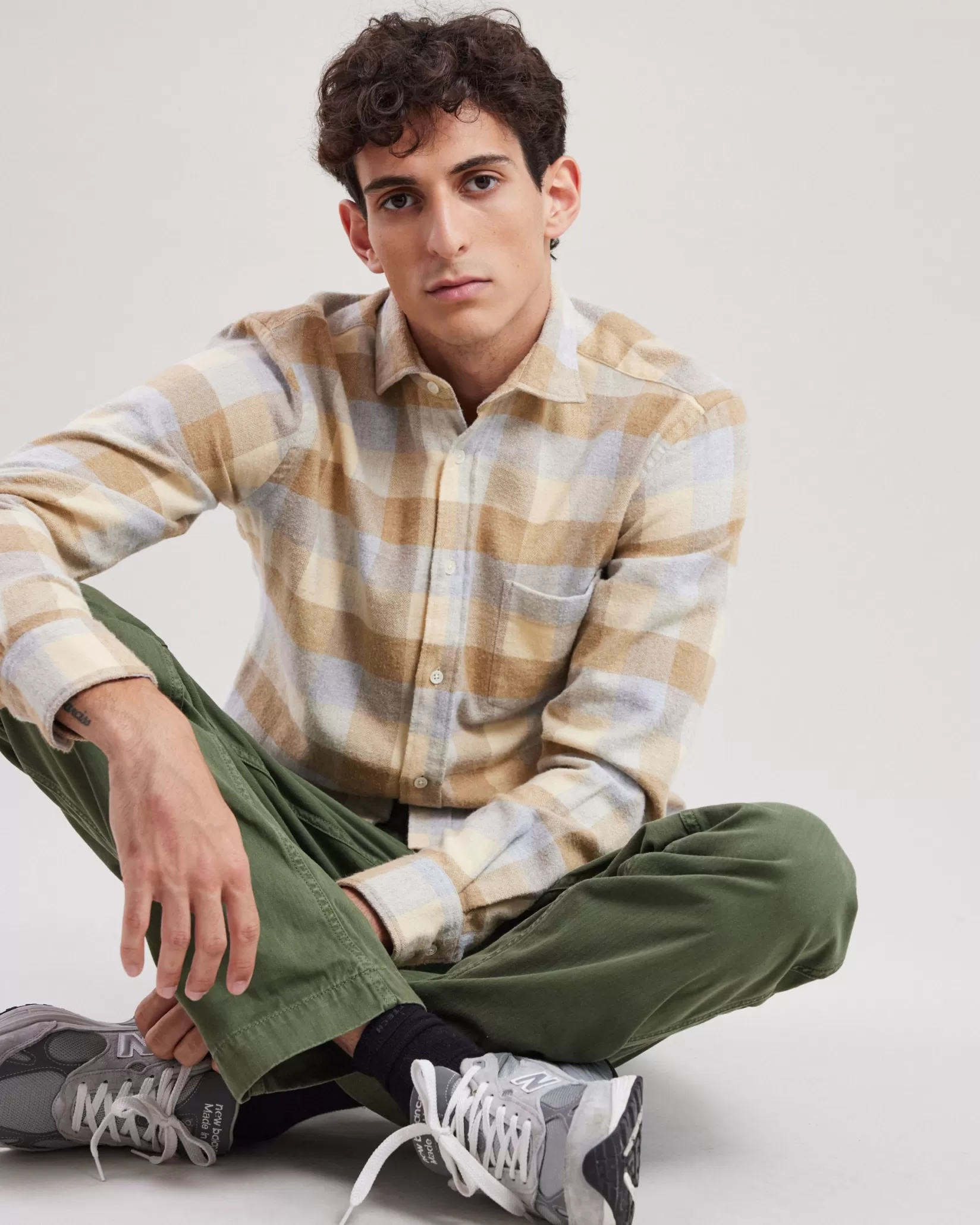 Hartford Regular Shirts | Flannel Shirts<Paul Shirt