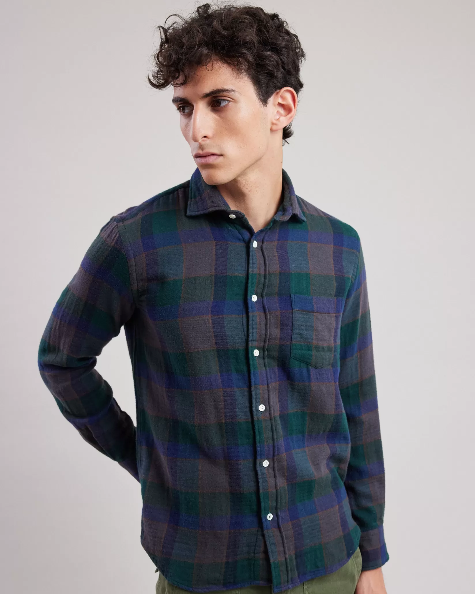 Hartford Regular Shirts | Flannel Shirts<Paul Shirt