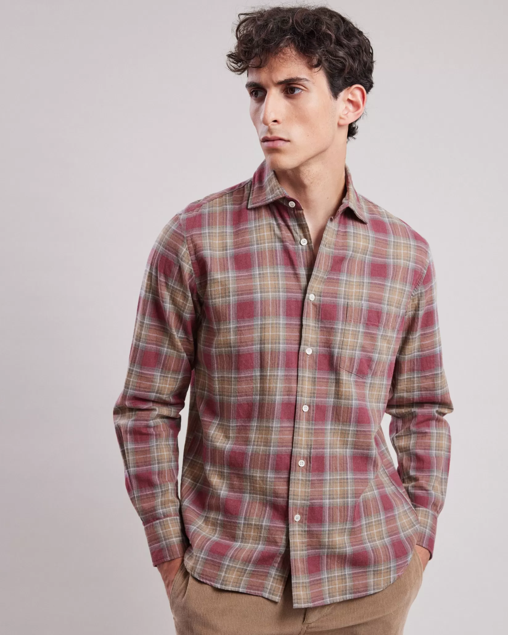 Hartford Regular Shirts | Flannel Shirts<Paul Shirt