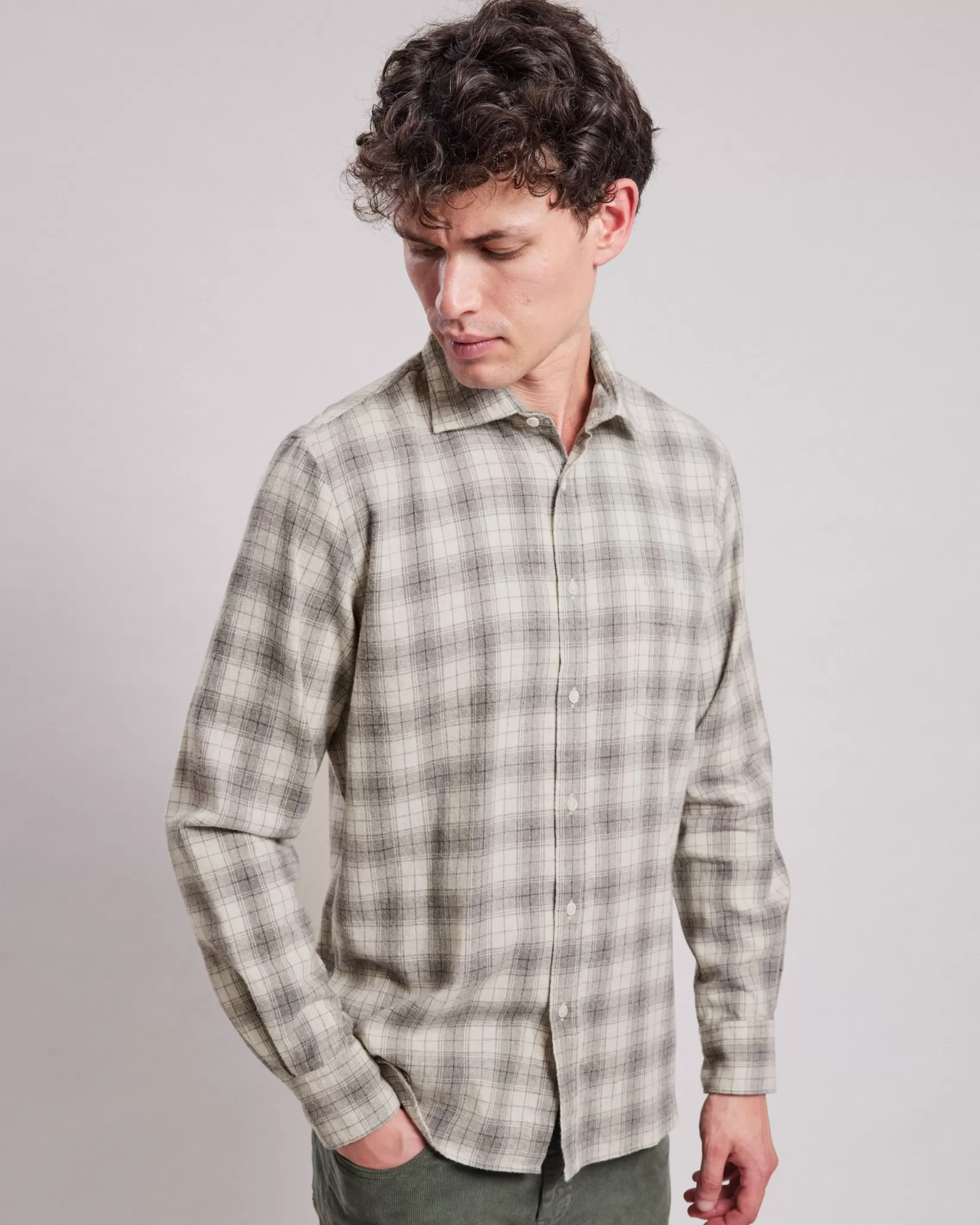 Hartford Regular Shirts | Flannel Shirts<Paul Shirt