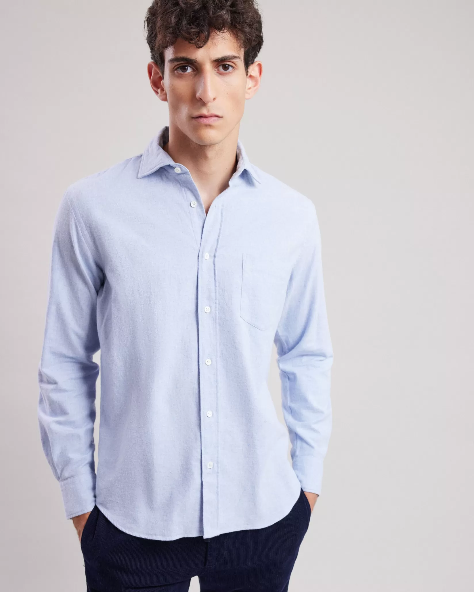 Hartford Regular Shirts | Flannel Shirts<Paul Shirt