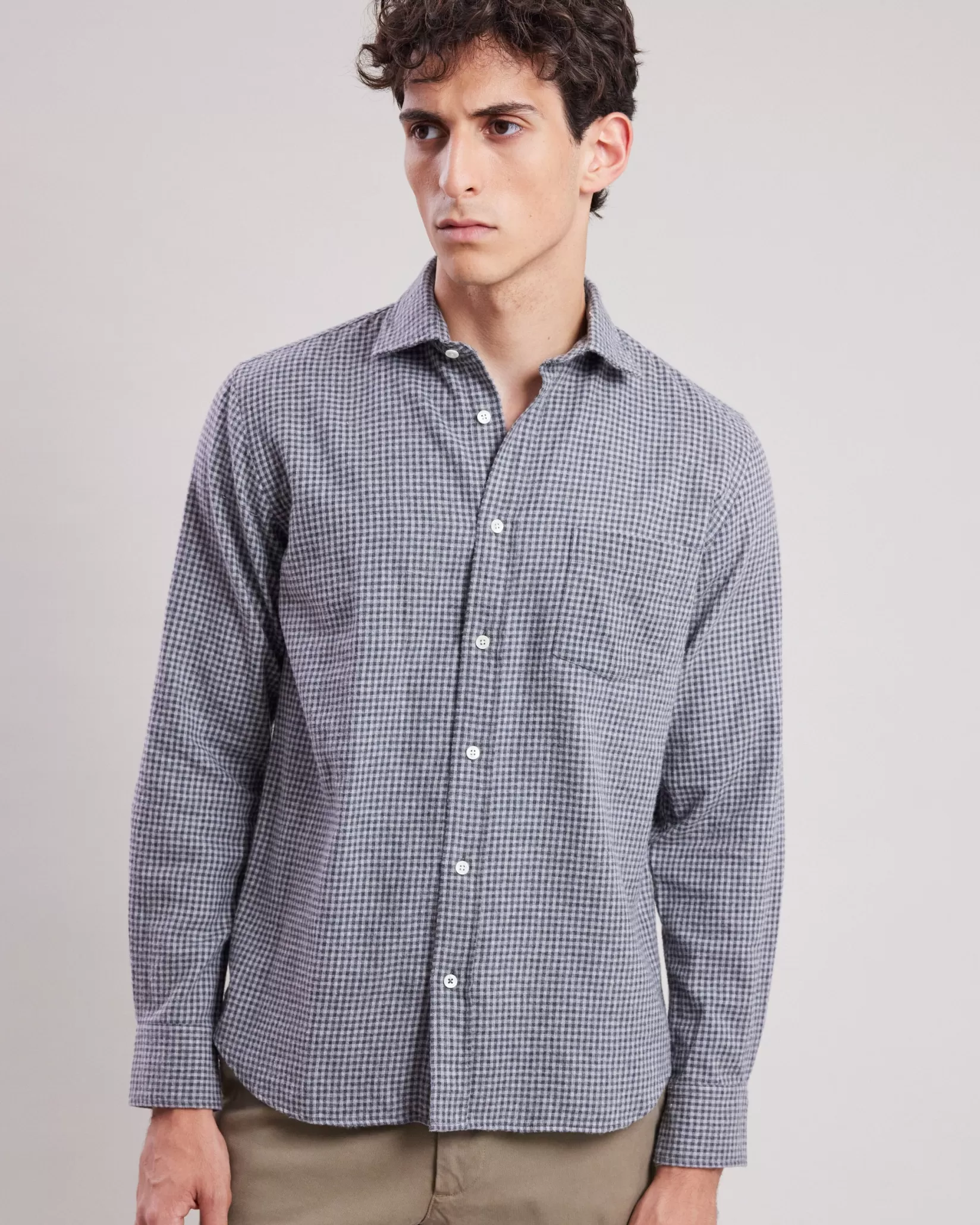 Hartford Regular Shirts | Flannel Shirts<Paul Shirt