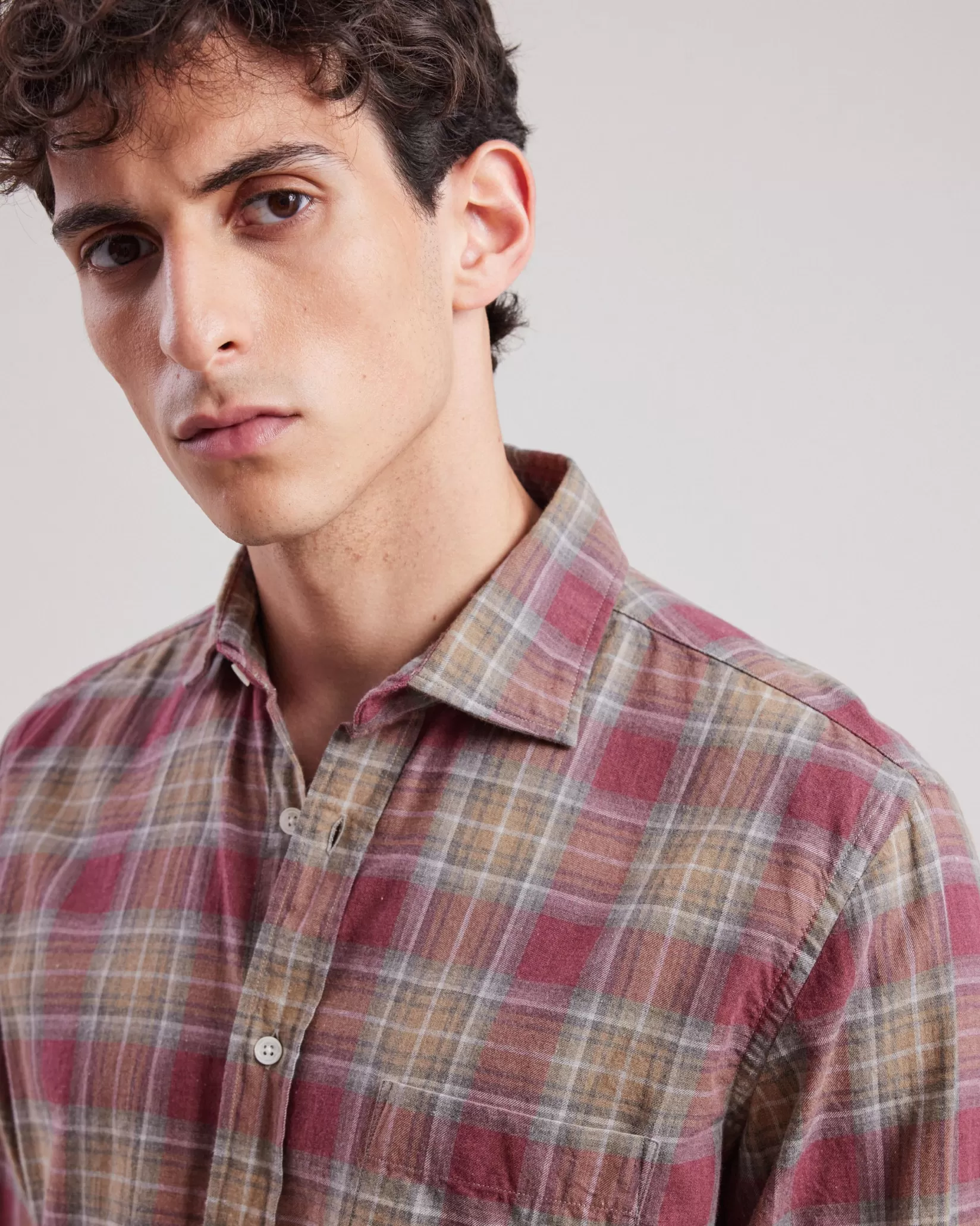 Hartford Regular Shirts | Flannel Shirts<Paul Shirt