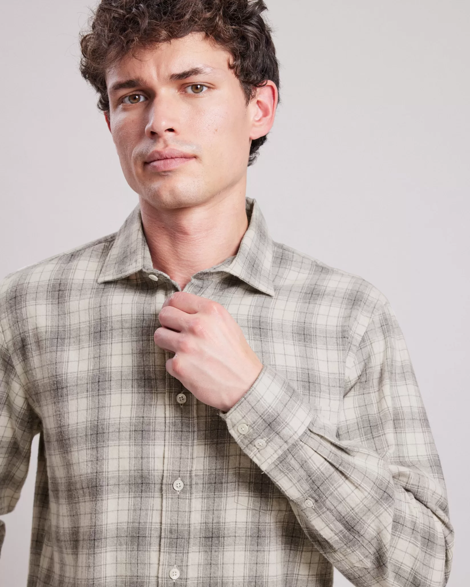 Hartford Regular Shirts | Flannel Shirts<Paul Shirt