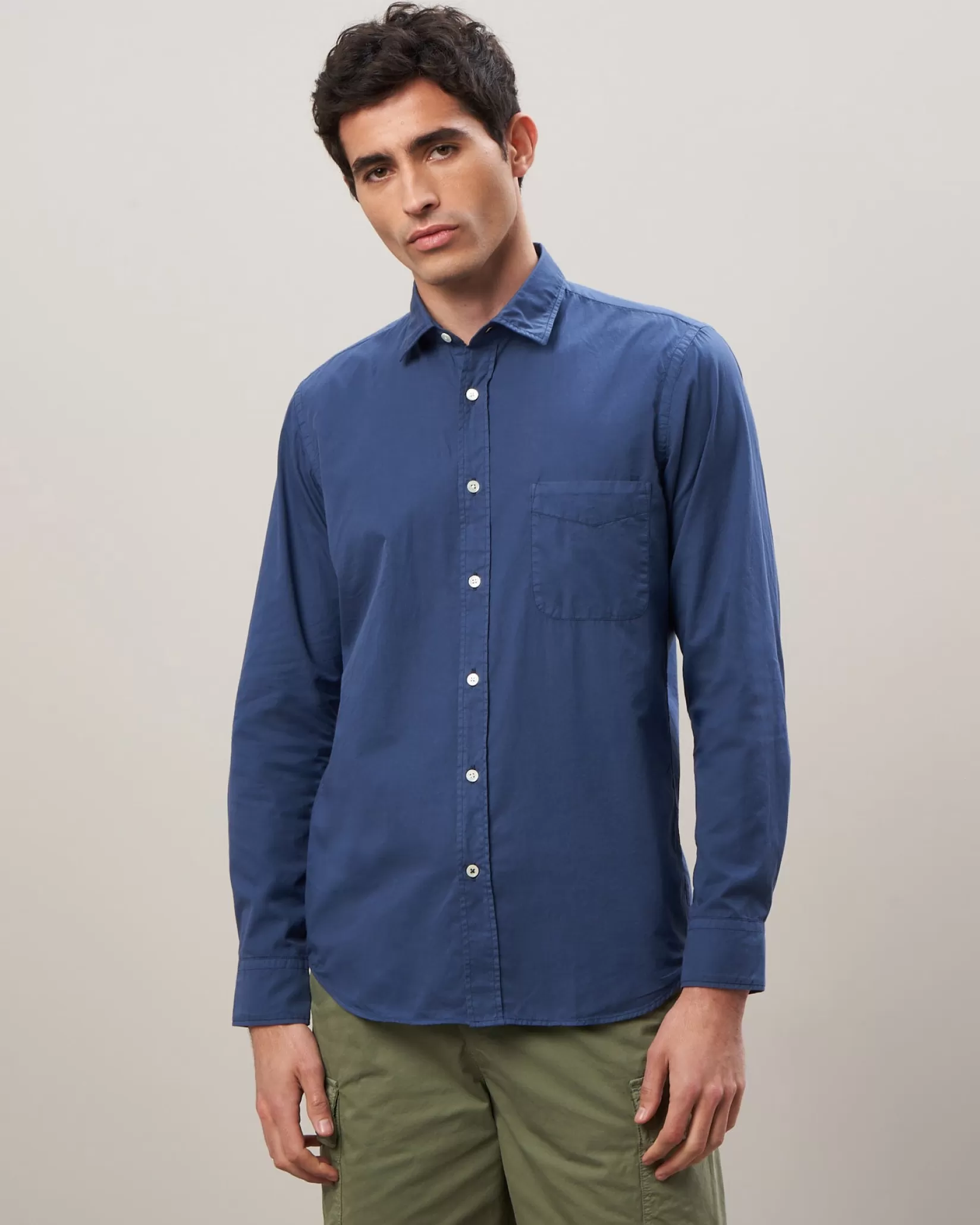 Hartford Slim-Fit Shirts<Storm Shirt