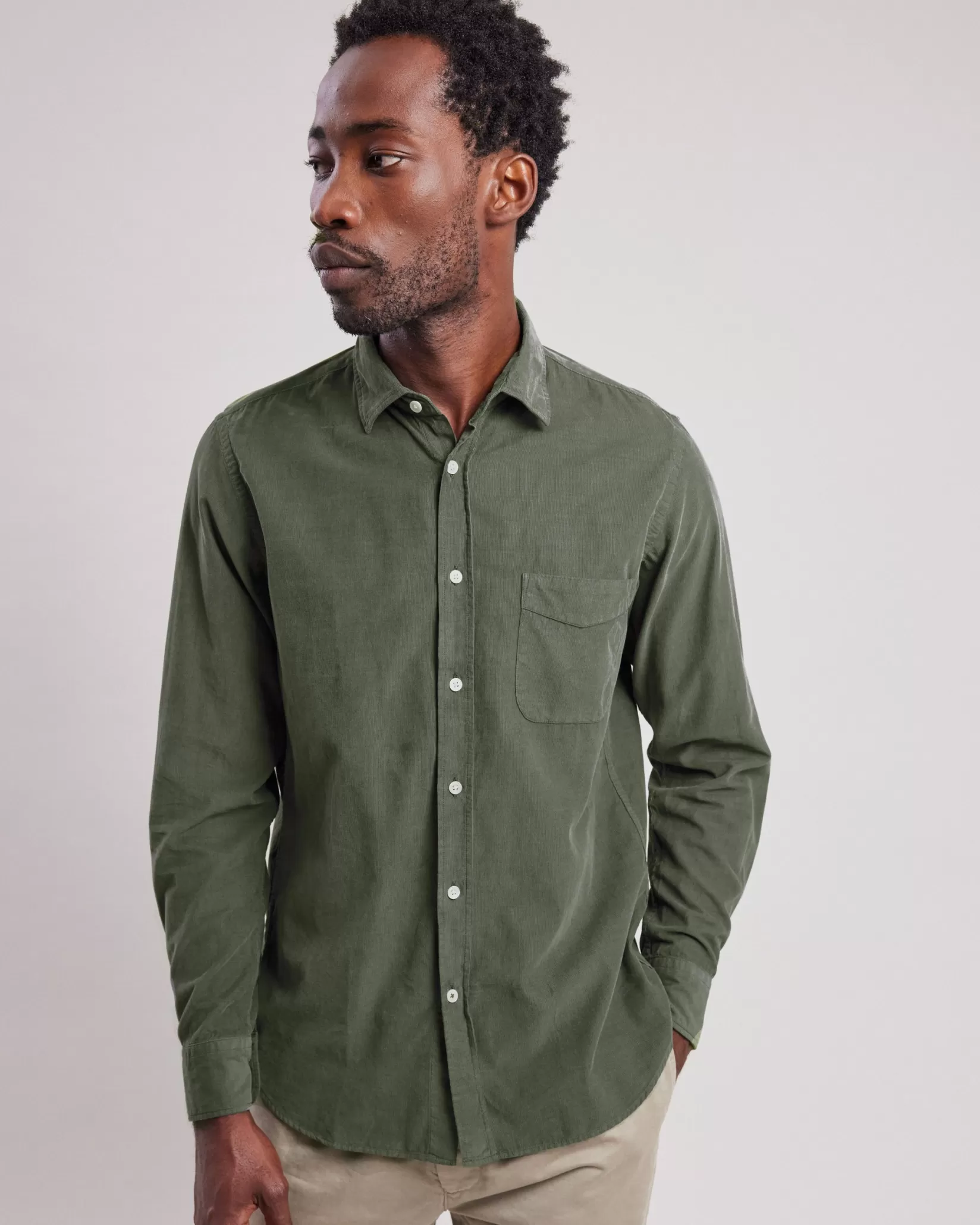 Hartford Slim-Fit Shirts | Corduroy Shirts<Storm Shirt