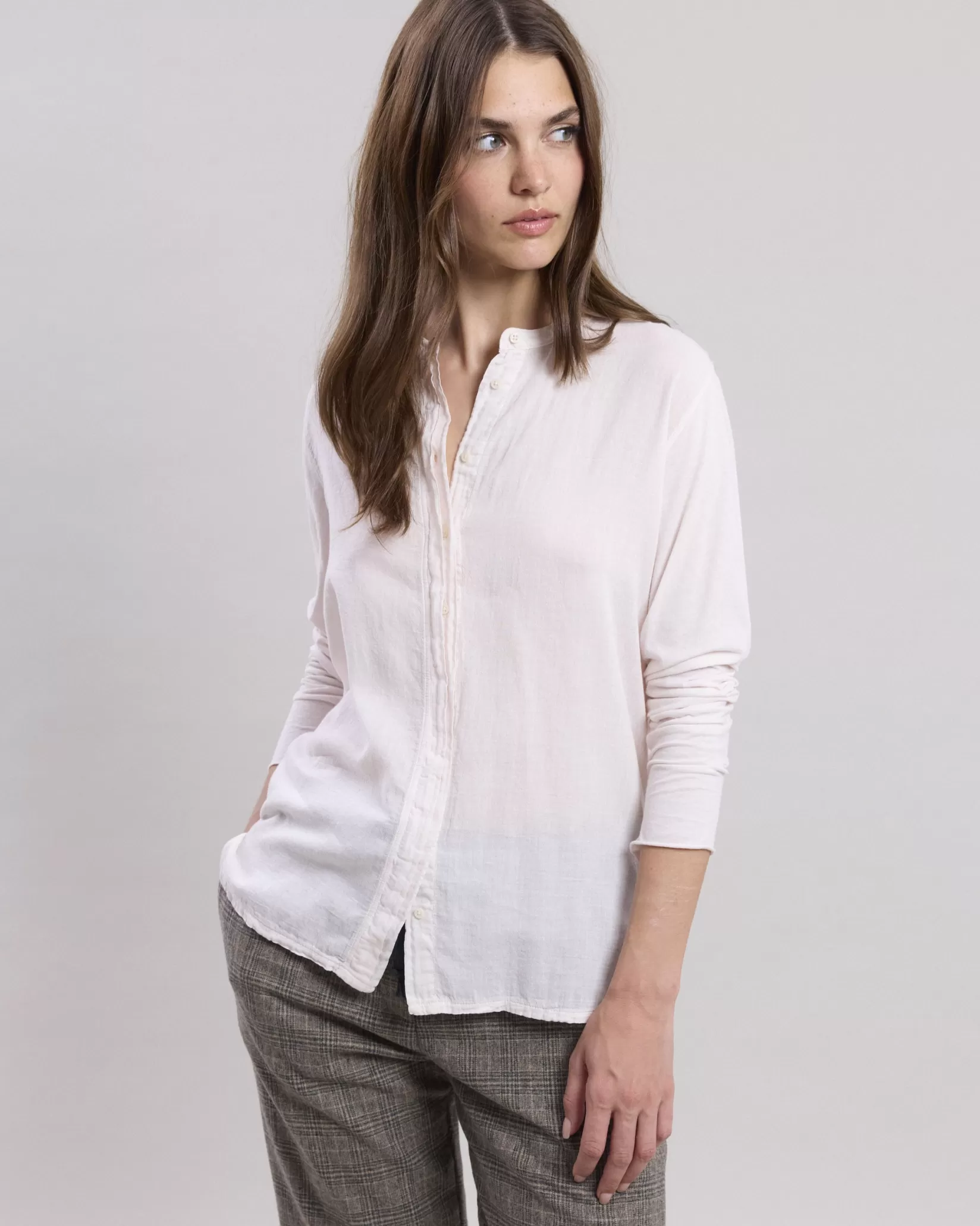 Women Hartford Double-Fabric Cotton Shirts | Shirts & Tops<Talva Shirt