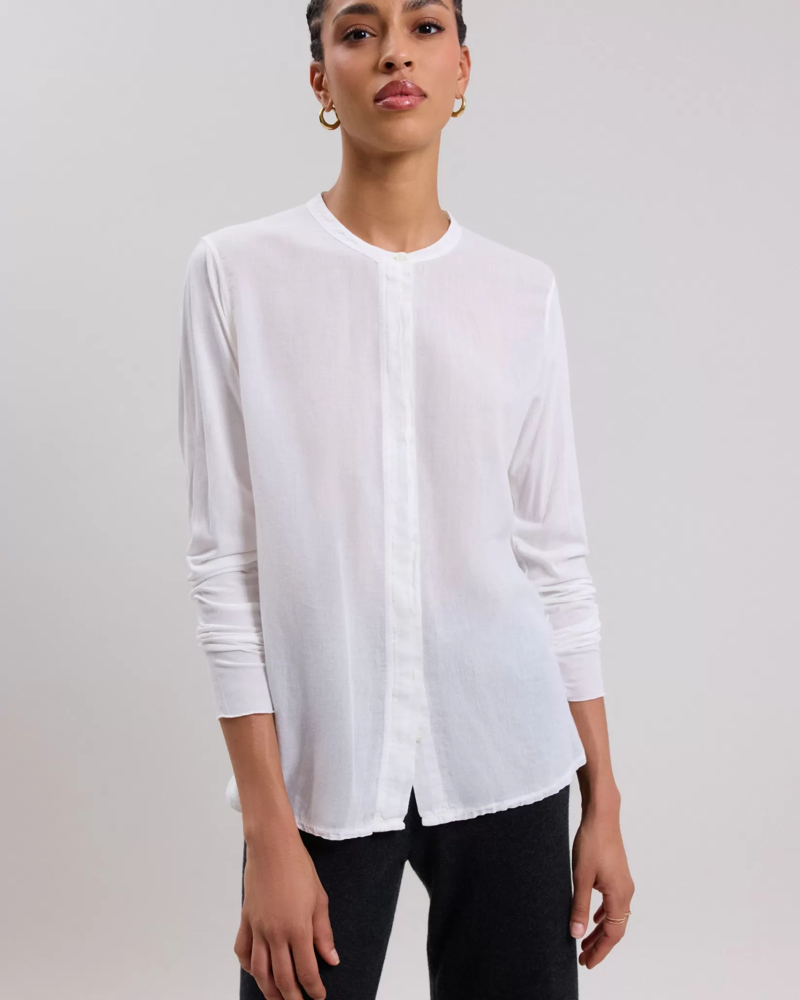 Women Hartford Double-Fabric Cotton Shirts | Shirts & Tops<Talva Shirt