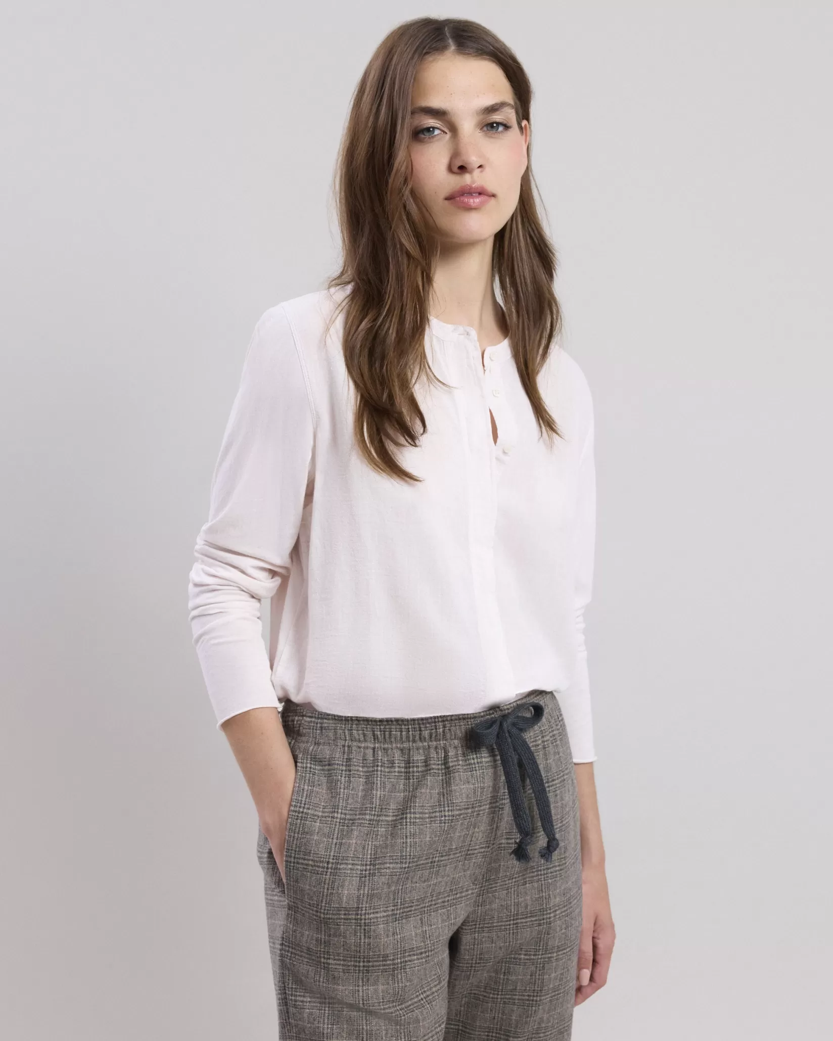 Women Hartford Double-Fabric Cotton Shirts | Shirts & Tops<Talva Shirt